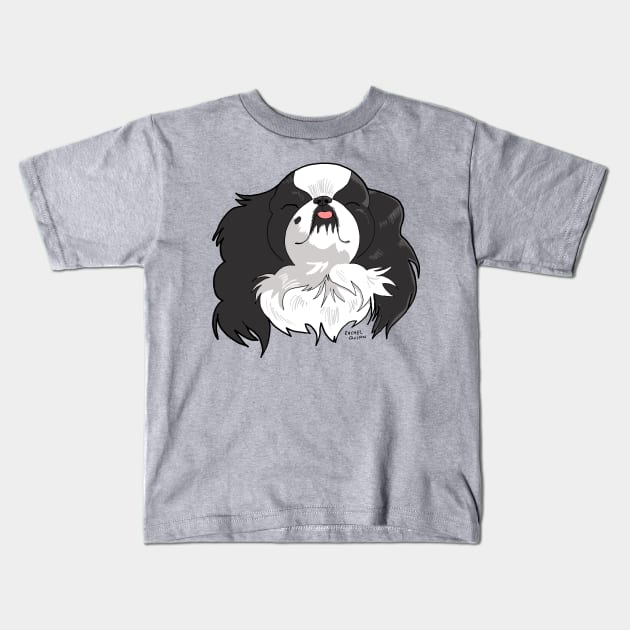 Japanese Chin Kids T-Shirt by ApolloOfTheStars